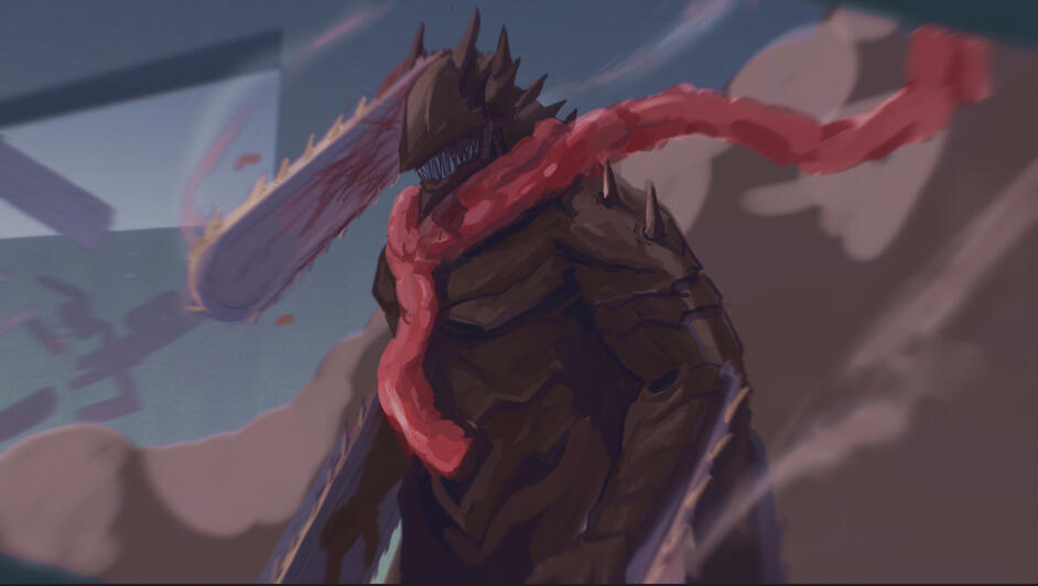 Pochita:Demon (Chainsawman Fanart)